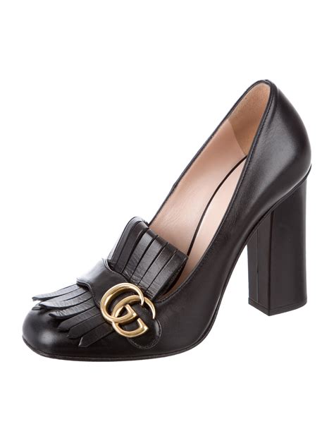 gucci marmont shoes black|Gucci Marmont second hand.